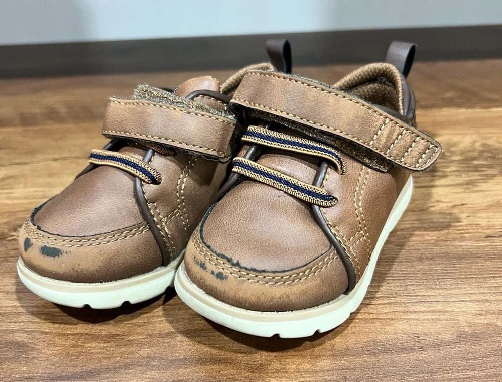 Stride Rite 360 Ethan Boys Toddler Sneaker Size 5M Brown